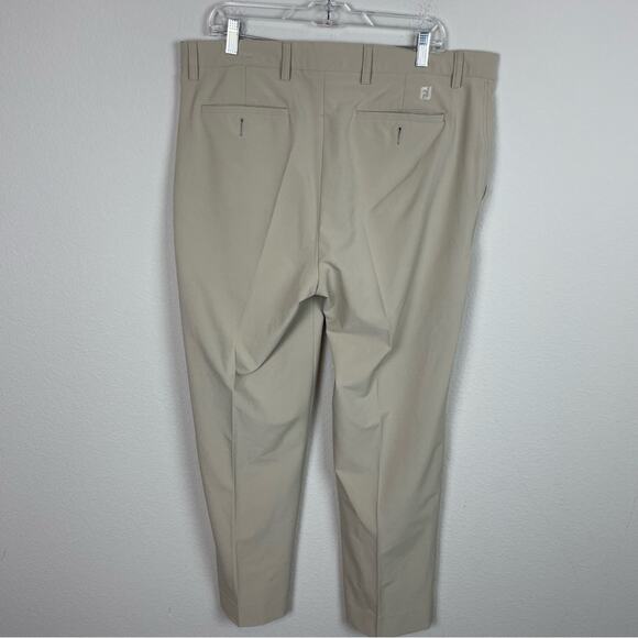 Foot Joy Tan Flat Front 4 Pocket Golf Pants 38 - Picture 5 of 9